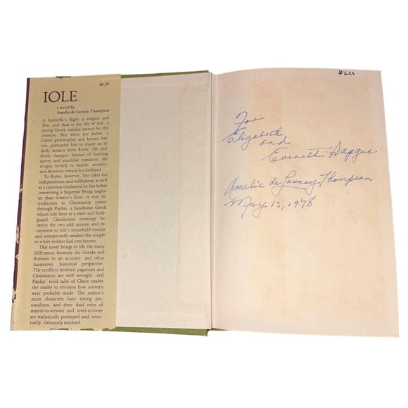 Iole by Amelie deLaunay Thompson - Signed by author! - Picture 3 of 7